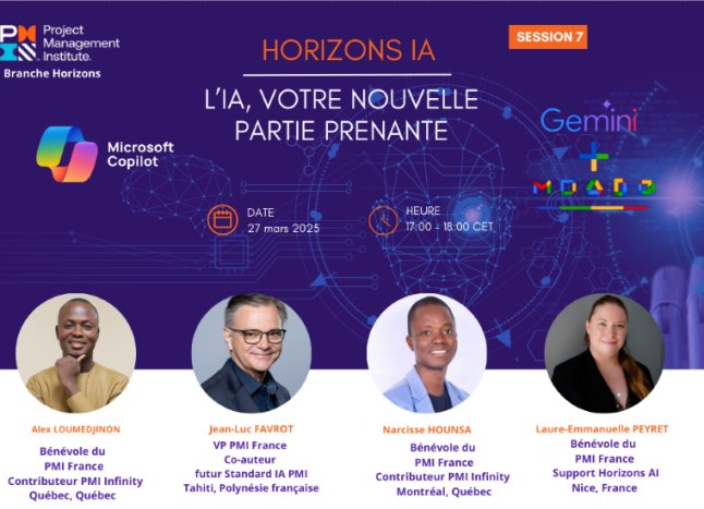 Retour sur la septième session d'Horizons IA | 27 mars 18h