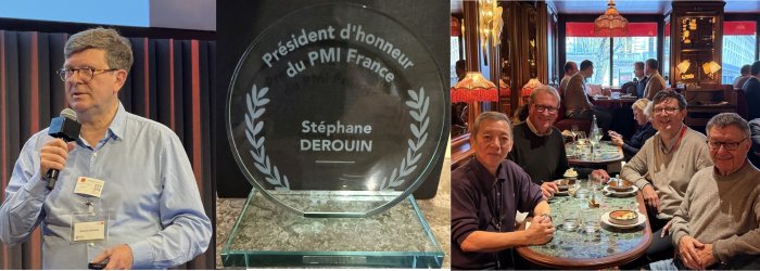 Stéphane Derouin nommé Président d’honneur du PMI France